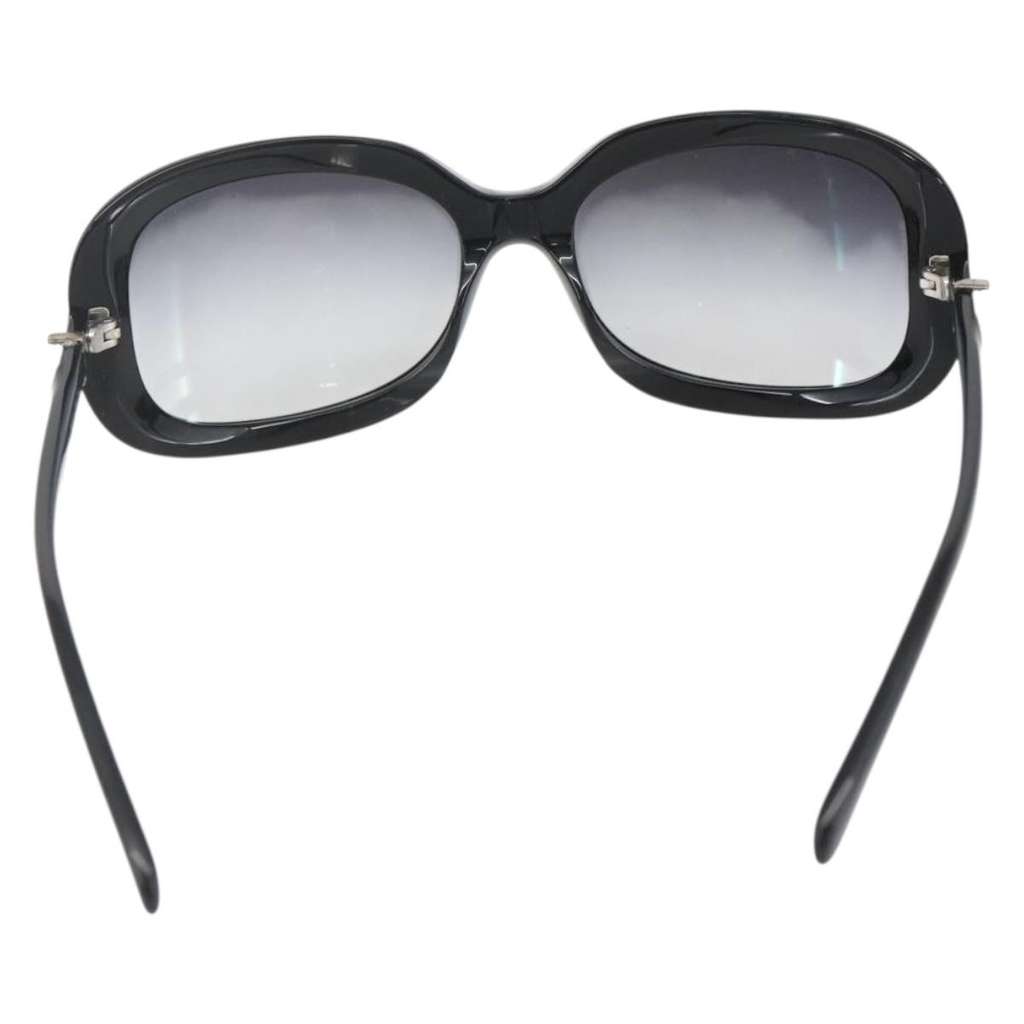 Chanel Logo CC Sunglasses Black Plastic Good condition - Back View
