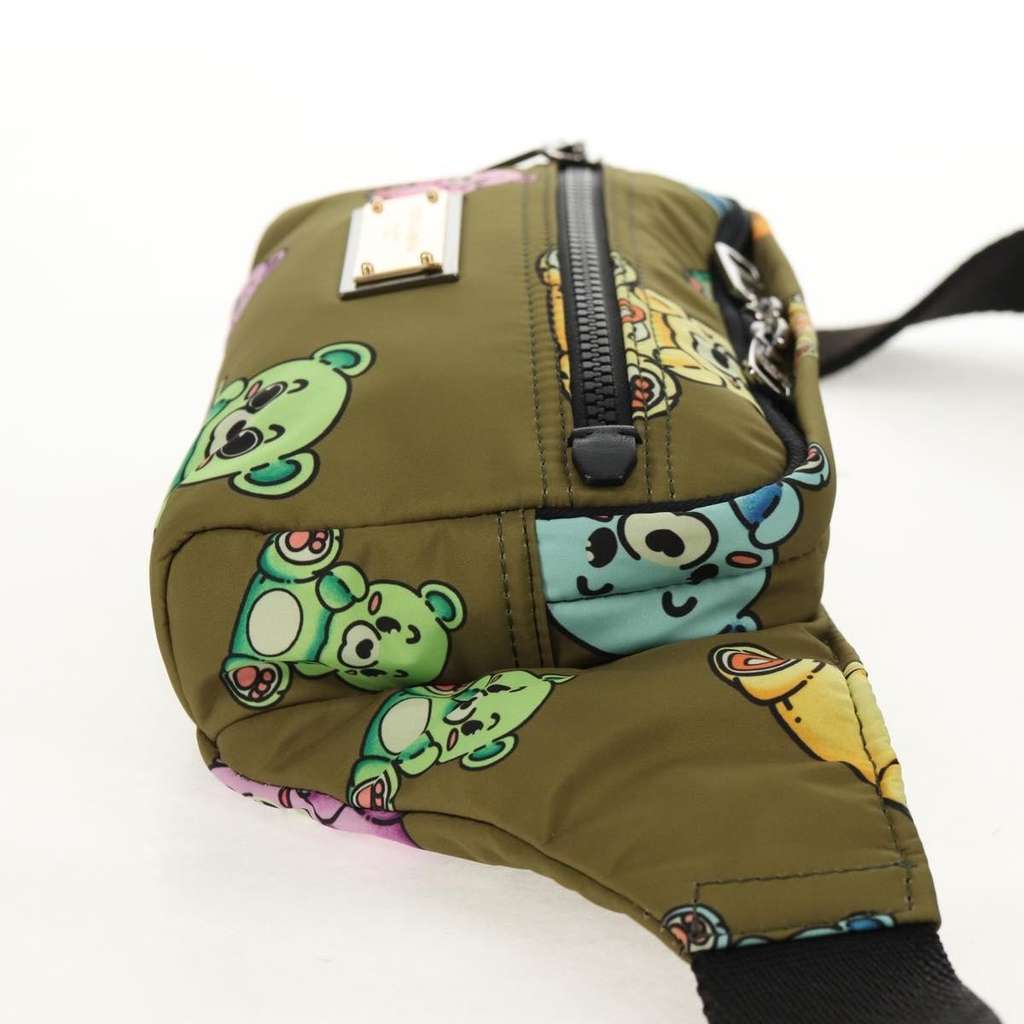 Dolce & Gabbana Logo Waist Bag Khaki Good condition - Model View