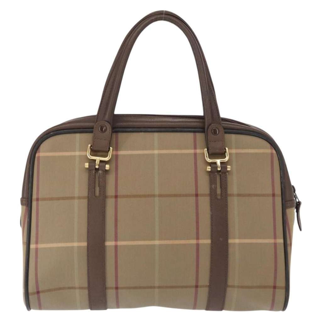 Burberry Nova Handbag Beige Canvas Good condition - Back View