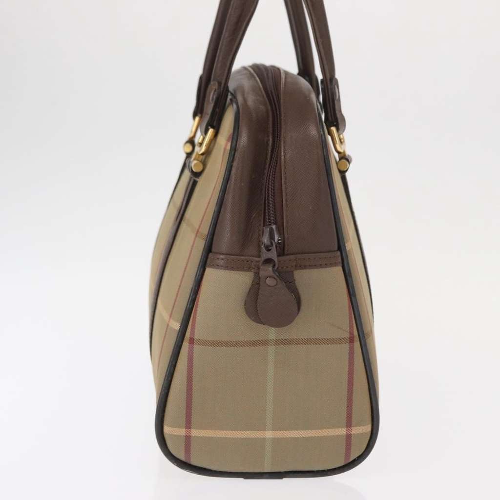 Burberry Nova Handbag Beige Canvas Good condition - Model View