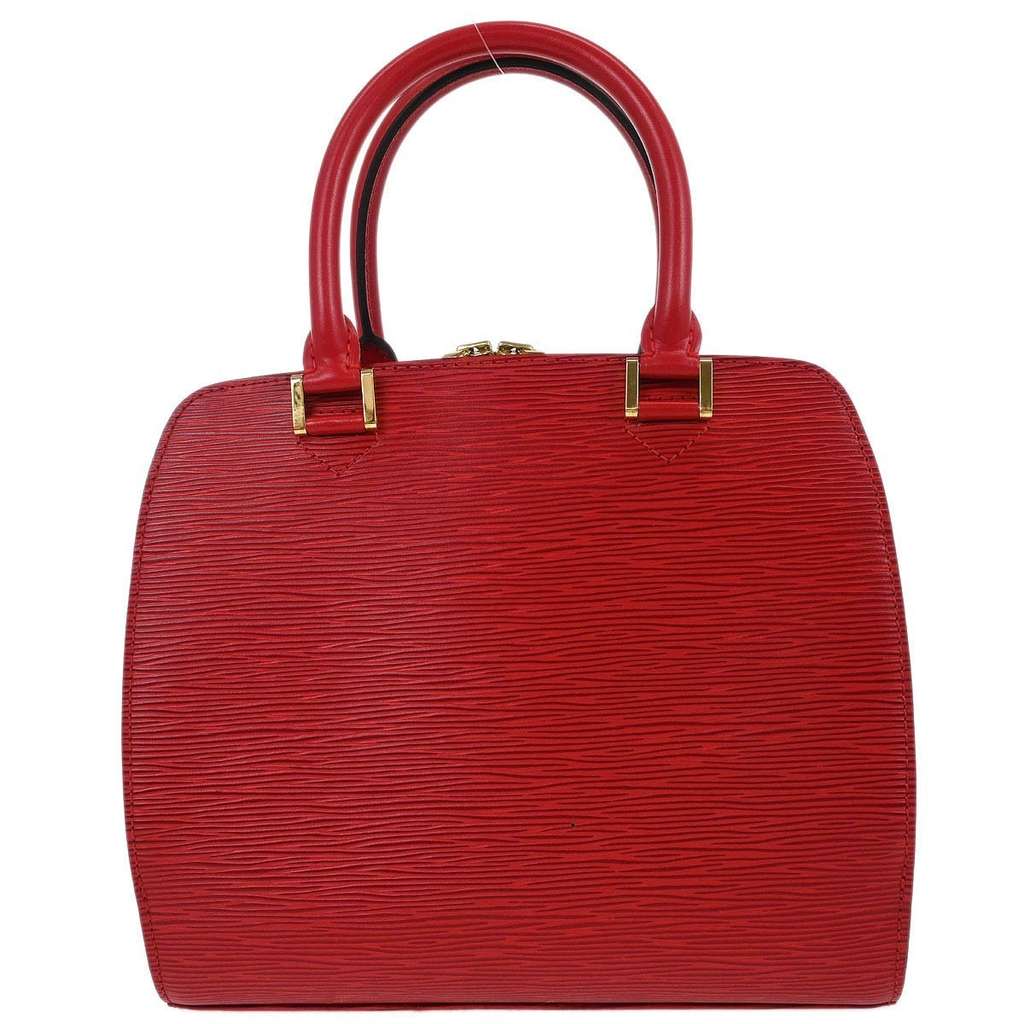 Louis Vuitton Pont Neuf Handbag Red Leather Good condition - Back View