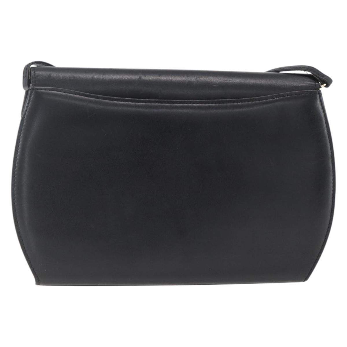 Givenchy Vintage 4G shoulder bag Black Leather Fair condition - Back View