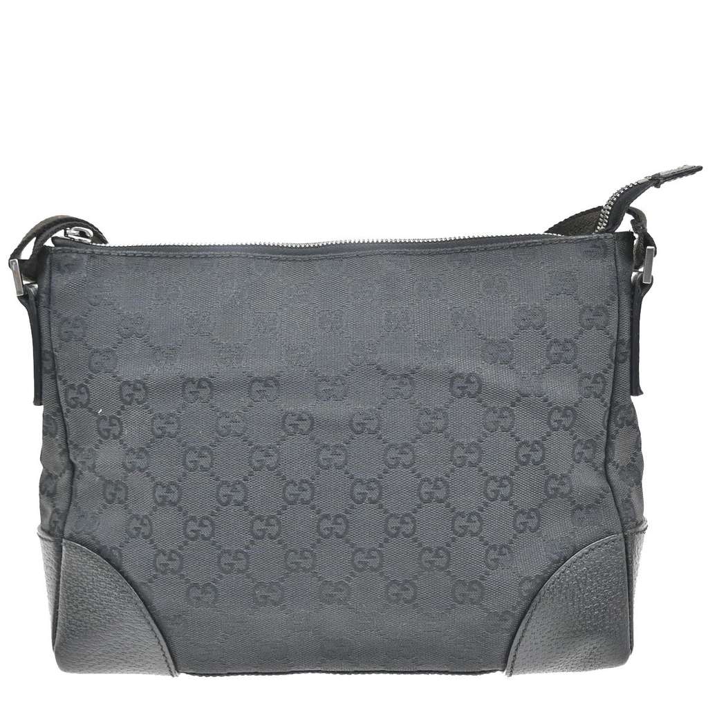 Gucci Joy Messenger Bag Black Canvas Good condition - Back View