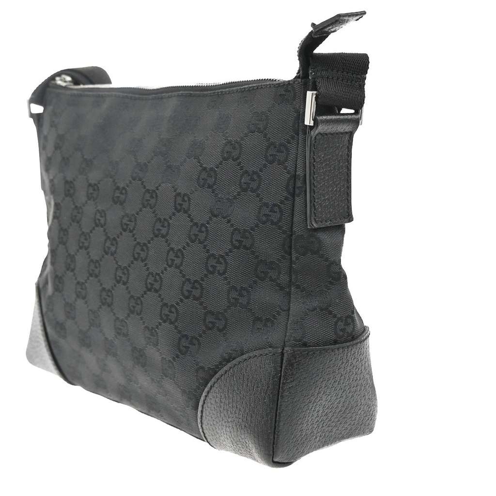 Gucci Joy Messenger Bag Black Canvas Good condition - Model View