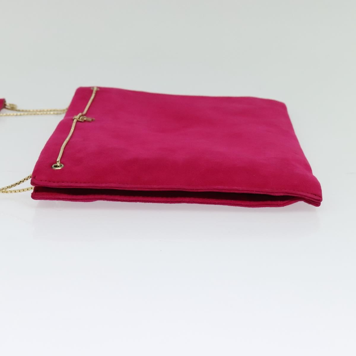 Bottega Veneta Vintage Shoulder Bag Pink Suede Good condition - Inside View