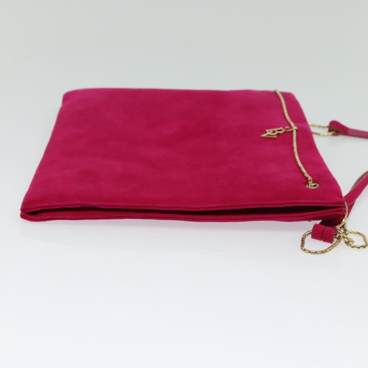 Bottega Veneta Vintage Shoulder Bag Pink Suede Good condition - Model View