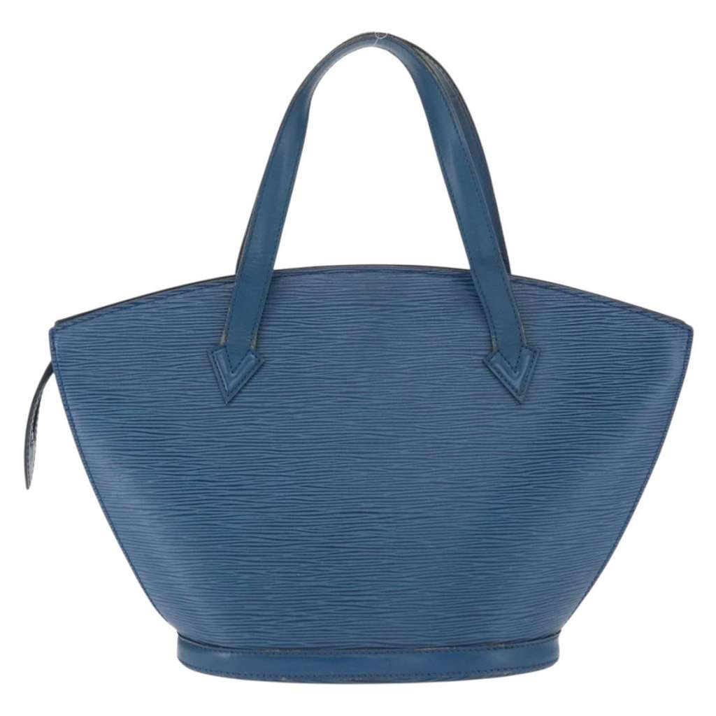 Louis Vuitton Saint Jacques Handbag Blue Leather Fair condition - Back View