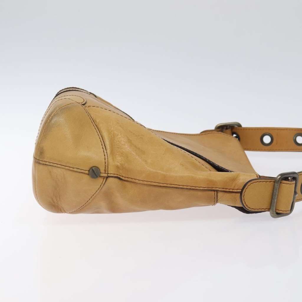 Chloe Vintage Flap shoulder bag Brown Leather Good condition - Inside View