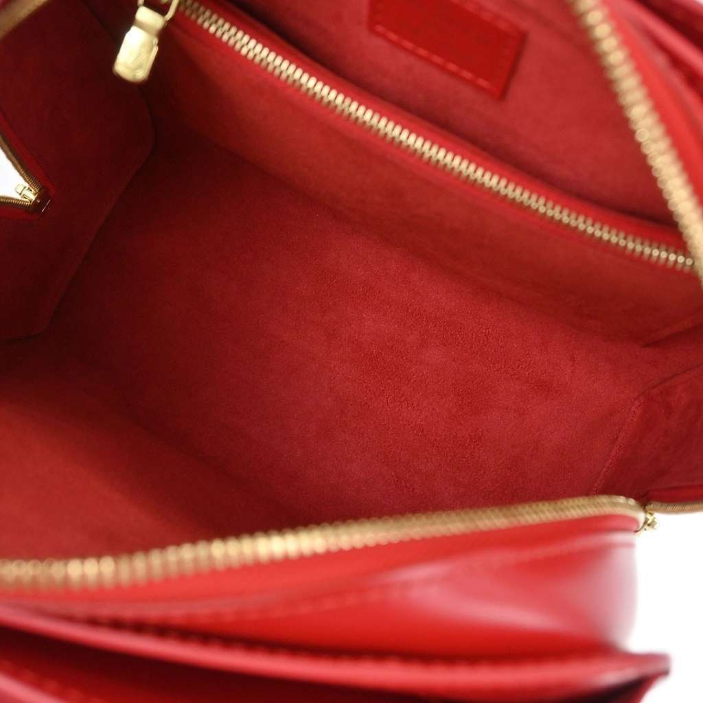 Louis Vuitton Pont Neuf Handbag Red Leather Good condition - Model View