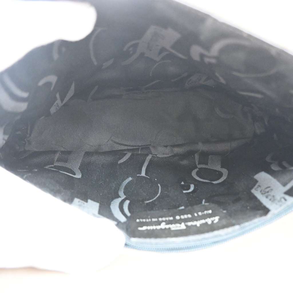 Salvatore Ferragamo Vala Shoulder Bag Brown Canvas Good condition - Box View