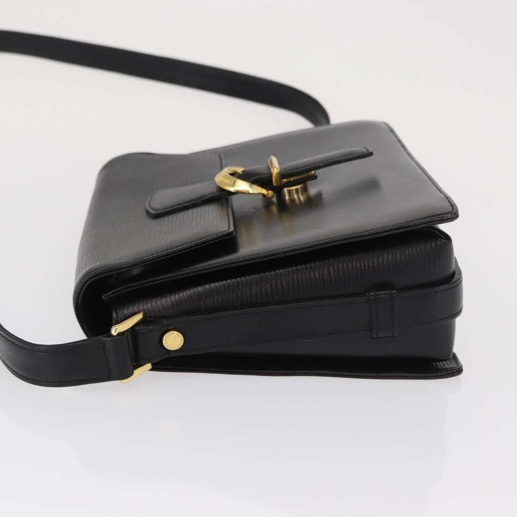 Valentino Garavani Vintage shoulder bag Black Leather Fair condition - Model View
