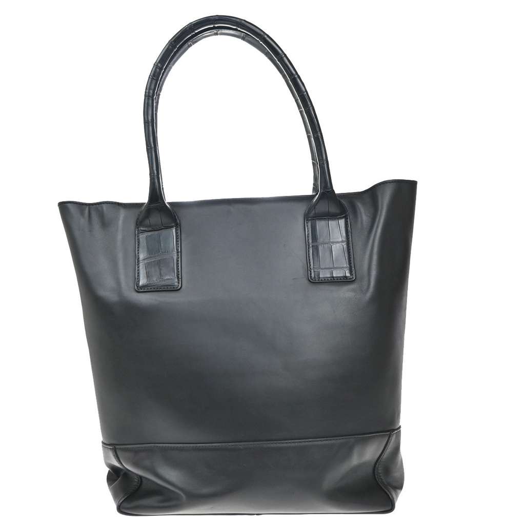 Bottega Veneta Open Tote Black Leather Good condition - Back View