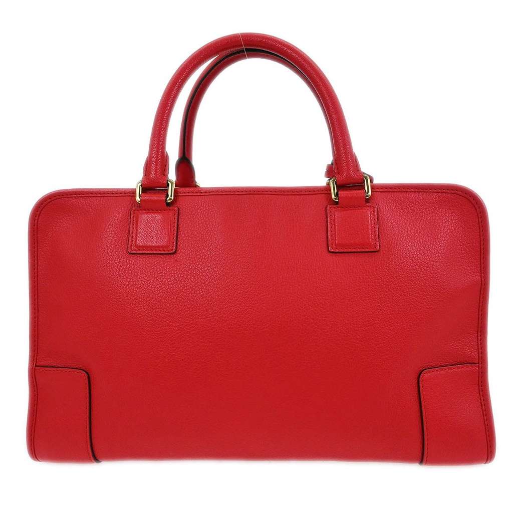 Loewe Amazona Bag Red Leather Very good condition - Back View