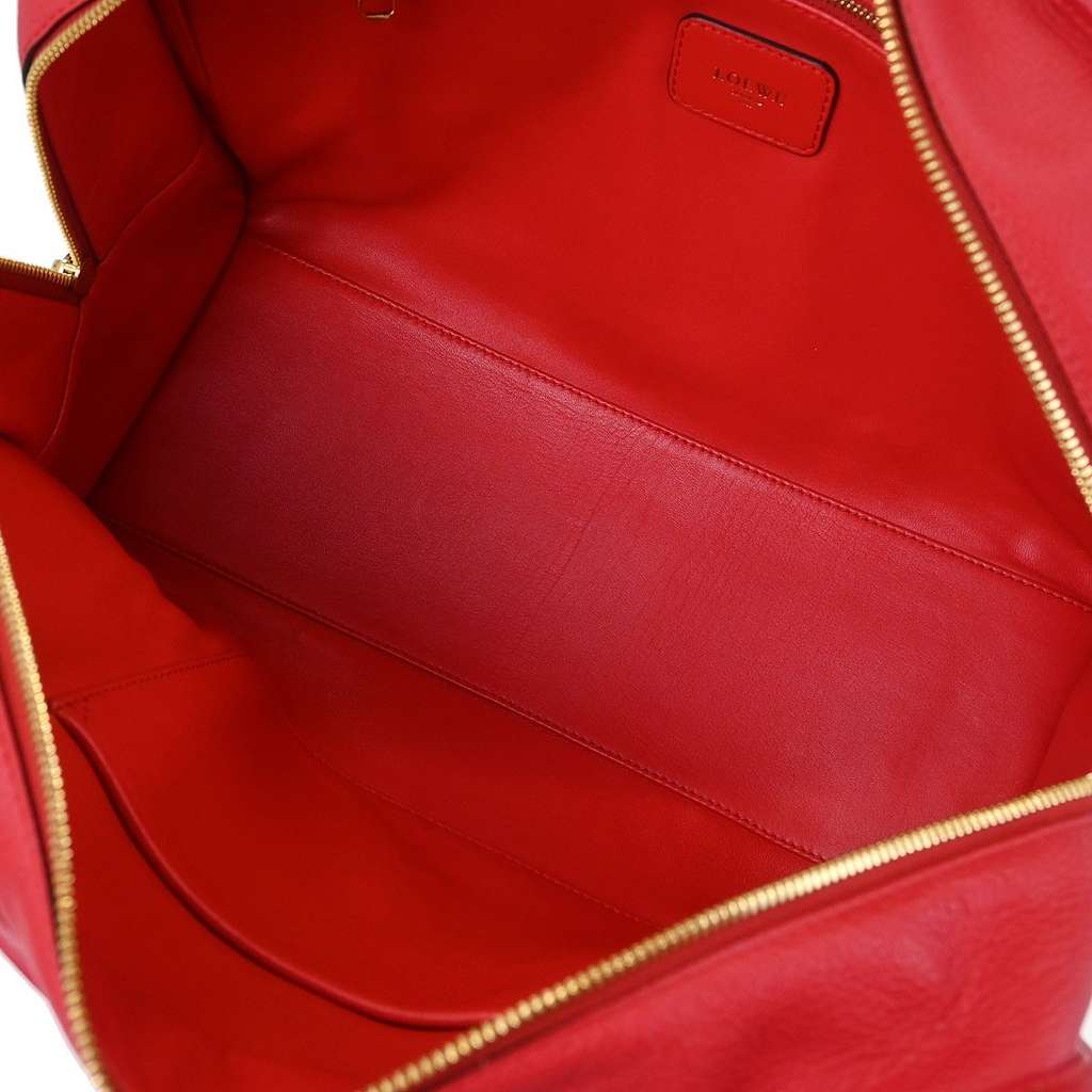 Loewe Amazona Bag Red Leather Very good condition - Inside View