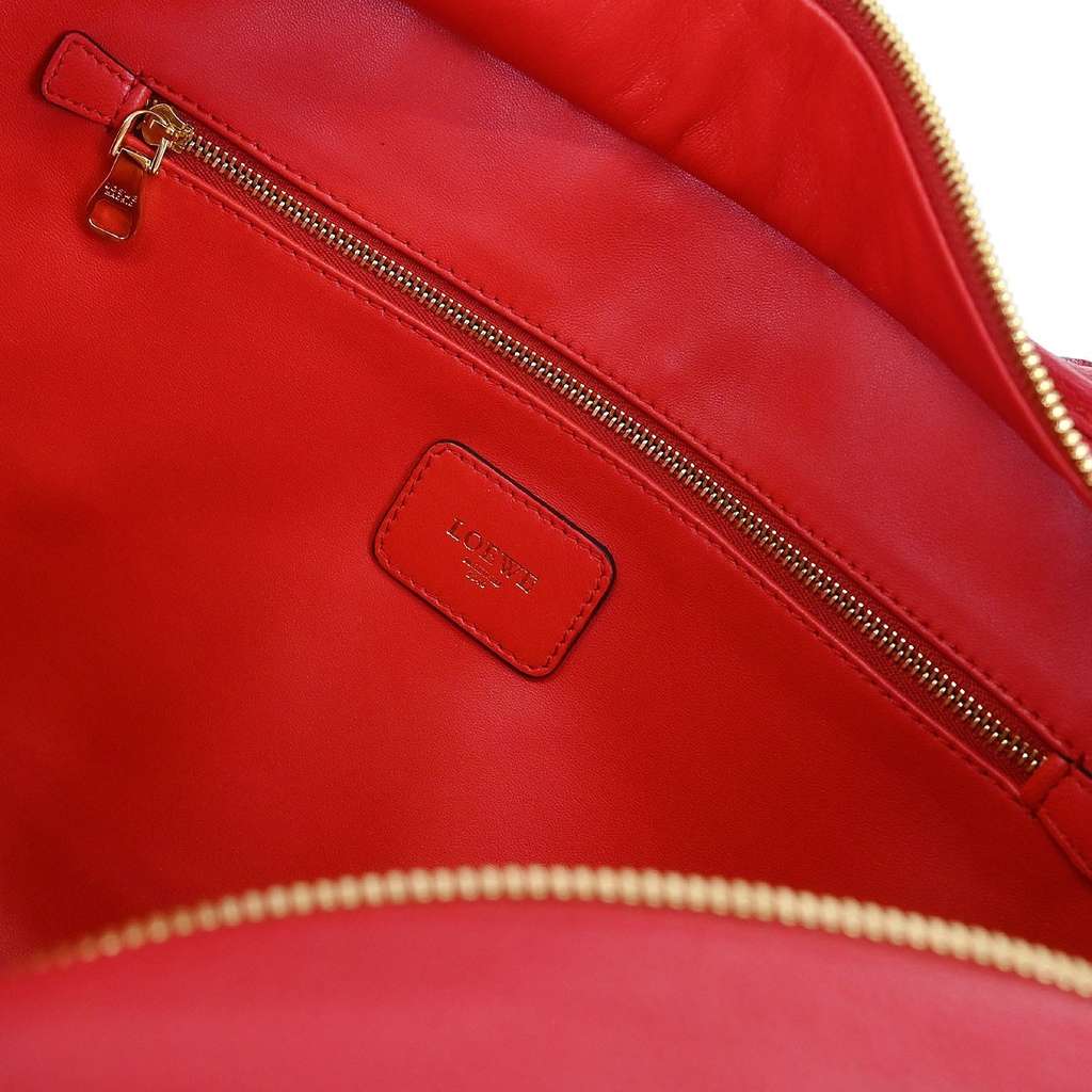 Loewe Amazona Bag Red Leather Very good condition - Model View