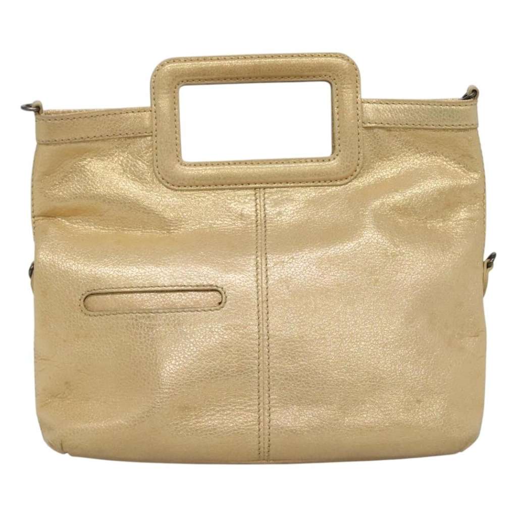 Burberry Blue Label Tote Bag Gold Leather Good condition - Back View