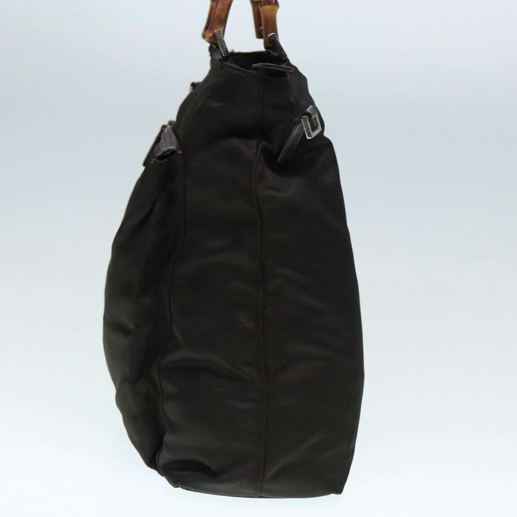 Gucci Bamboo Top Handle Tote Khaki Good condition - Inside View