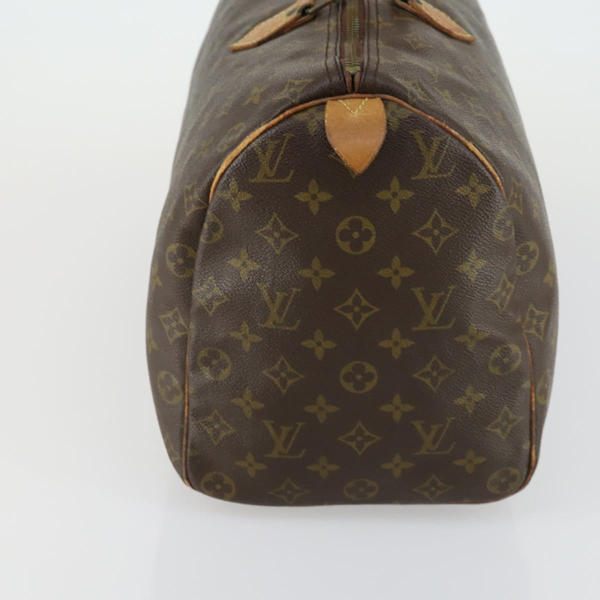 Louis Vuitton Speedy Handbag Brown Canvas Fair condition - Model View