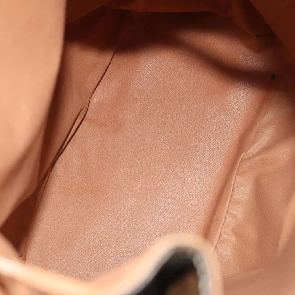 Celine Vintage Drawstring Flap Backpack Brown Canvas Good condition - Box View