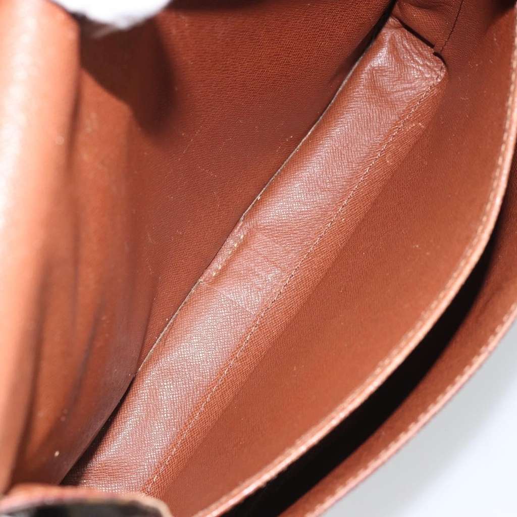 Louis Vuitton Cartouchiere Handbag Brown Canvas Good condition - Box View