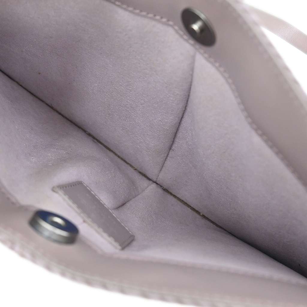 Louis Vuitton Demi Lune Pochette Purple Leather Good condition - Inside View