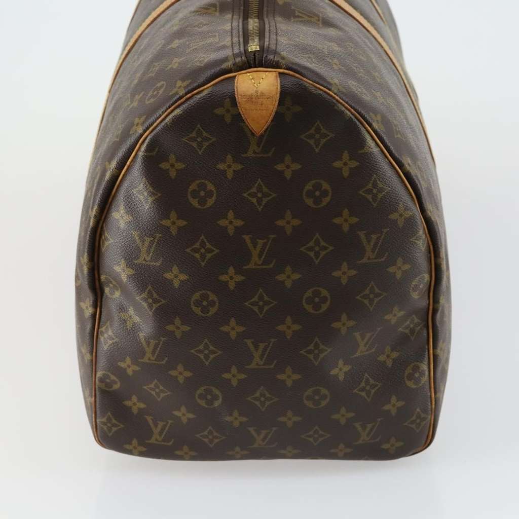 Louis Vuitton Keepall Bag Brown Canvas Fair condition - Model View