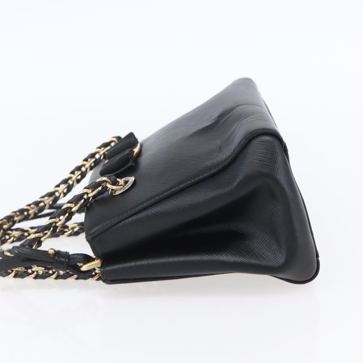 Salvatore Ferragamo Vala Shoulder Bag Black Leather Good condition - Inside View