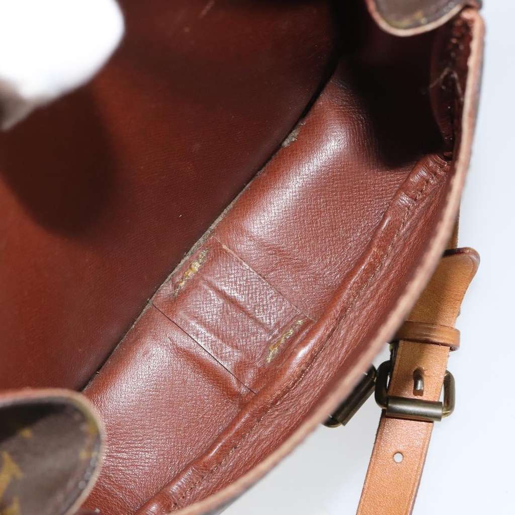 Louis Vuitton Cartouchiere Handbag Brown Canvas Fair condition - Box View