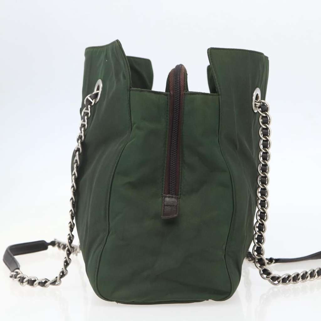Prada Re-Edition 1995 Chain Tote Khaki Good condition - Model View