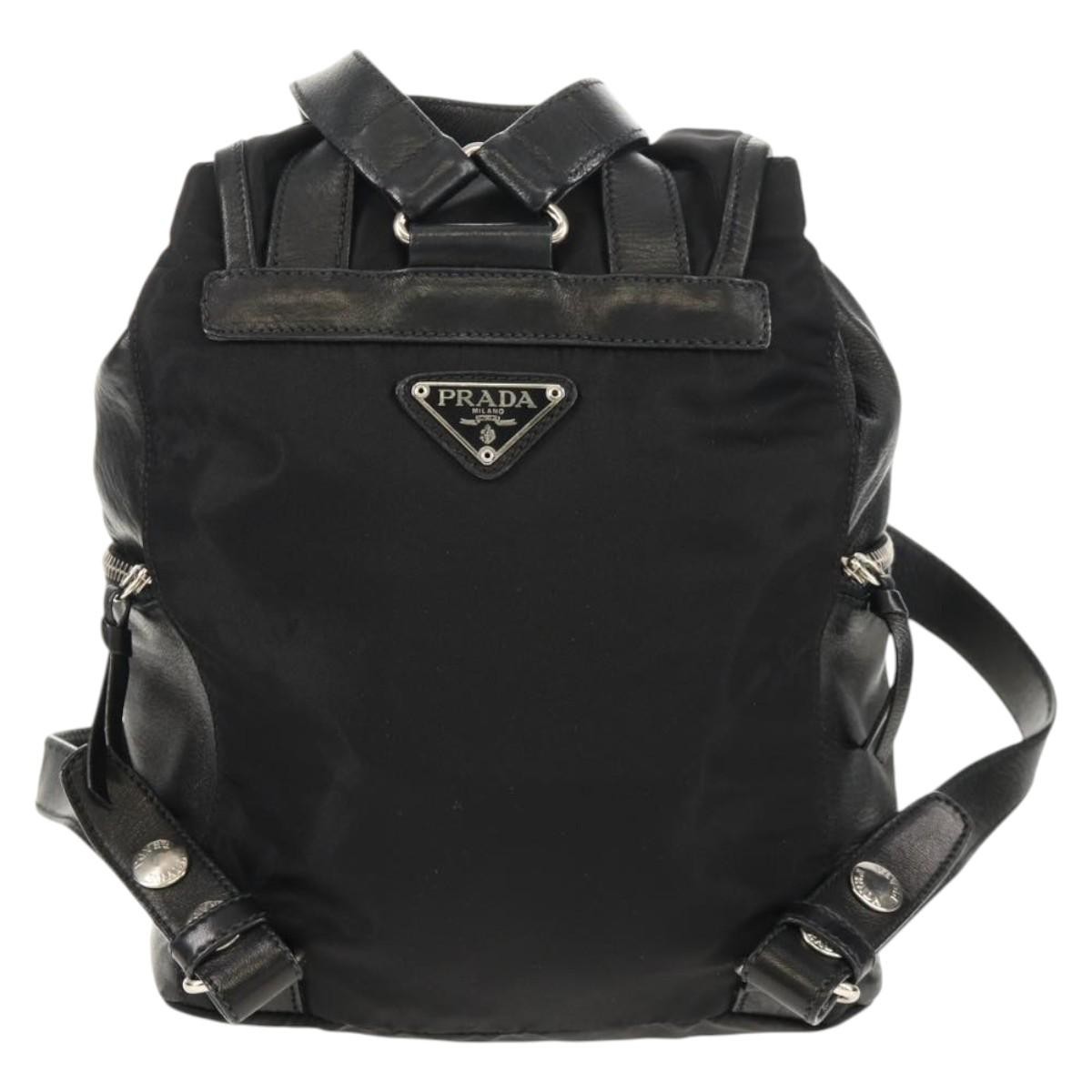 Prada Buckle Backpack Black Good condition - Back View