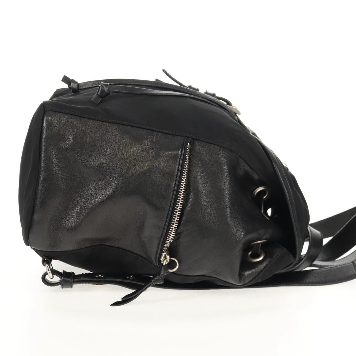 Prada Buckle Backpack Black Good condition - Model View