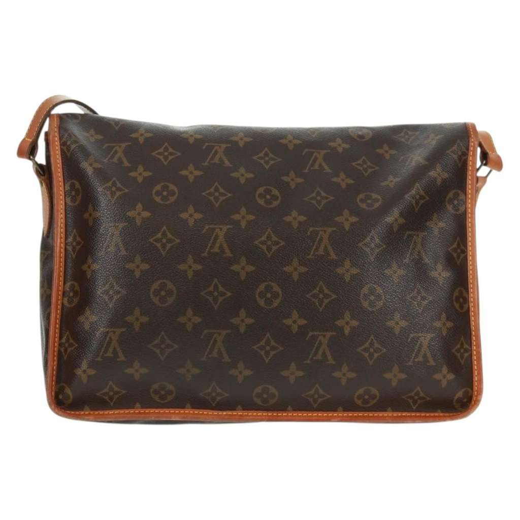 Louis Vuitton Sac Gibeciere Messenger Bag Brown Canvas Fair condition - Back View