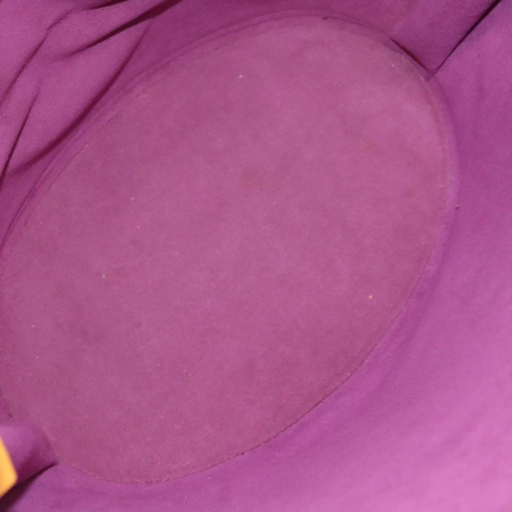 Louis Vuitton Saint Jacques Handbag Yellow Leather Good condition - Box View