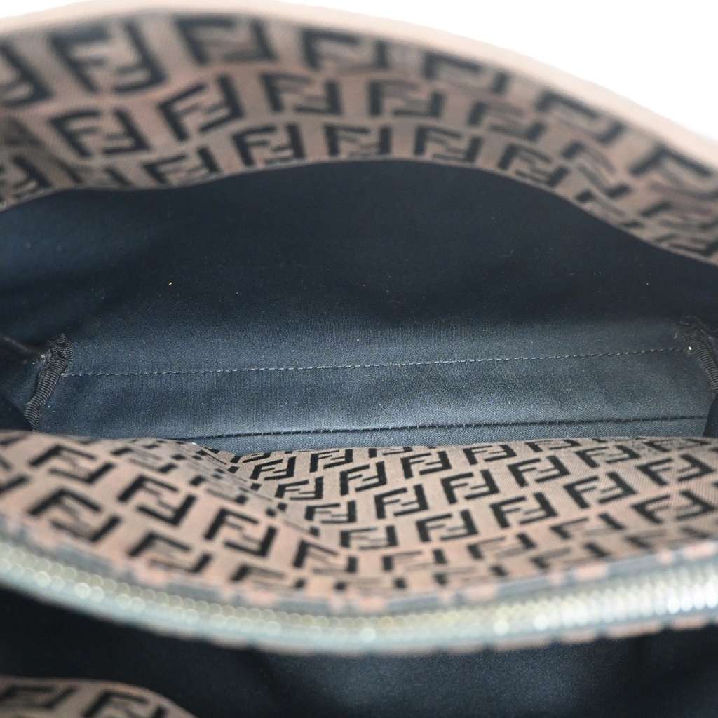 Fendi Vintage Shopping Tote Brown Canvas Good condition - Box View