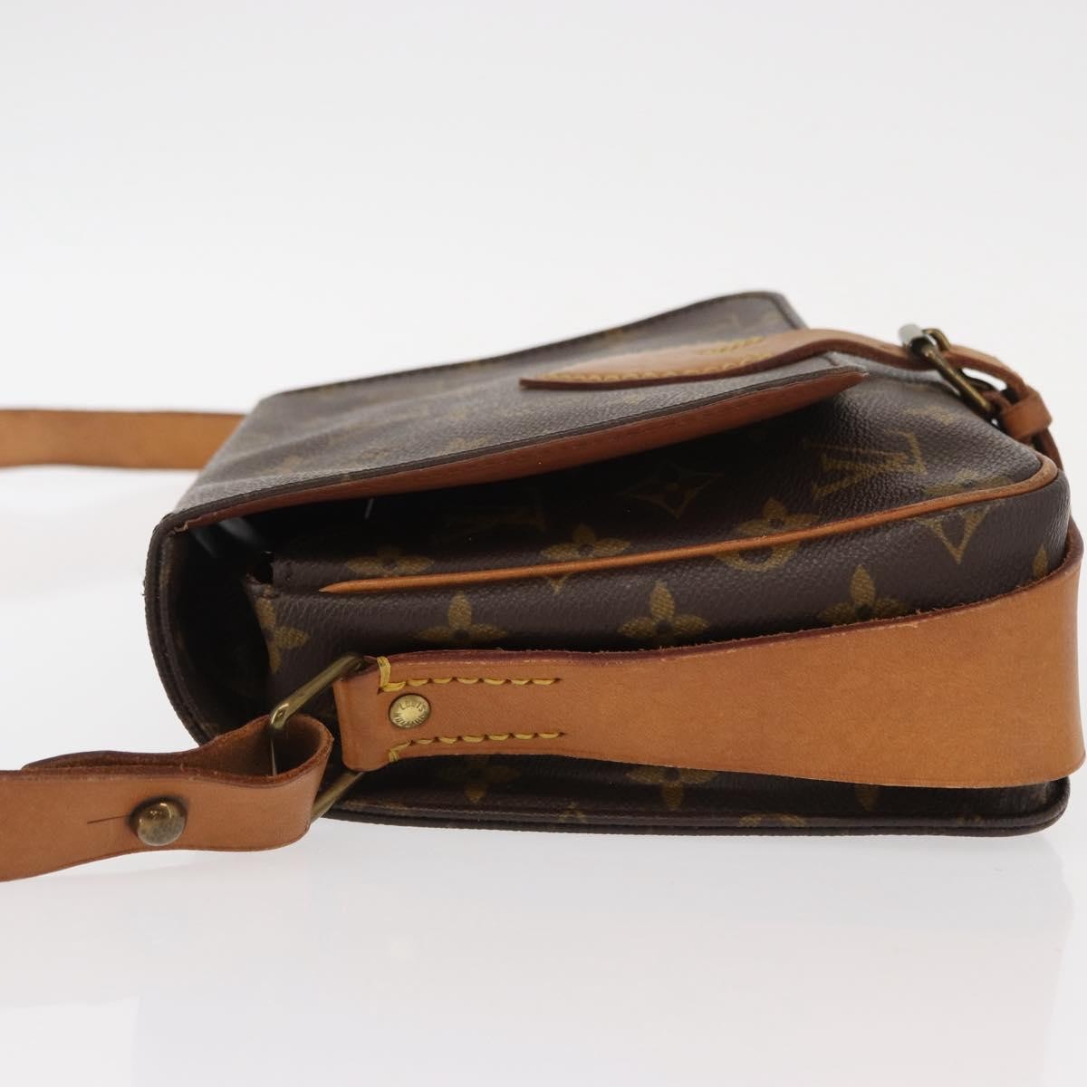 Louis Vuitton Cartouchiere Handbag Brown Canvas Good condition - Model View