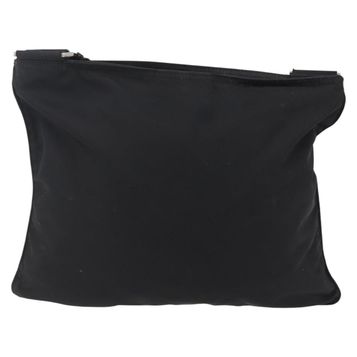 Prada Flat Messenger Bag Black Good condition - Back View