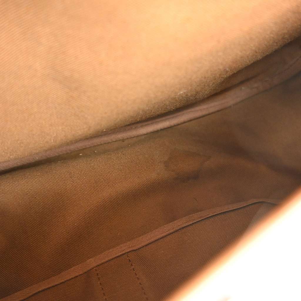 Louis Vuitton Saumur Handbag Brown Canvas Fair condition - Inside View