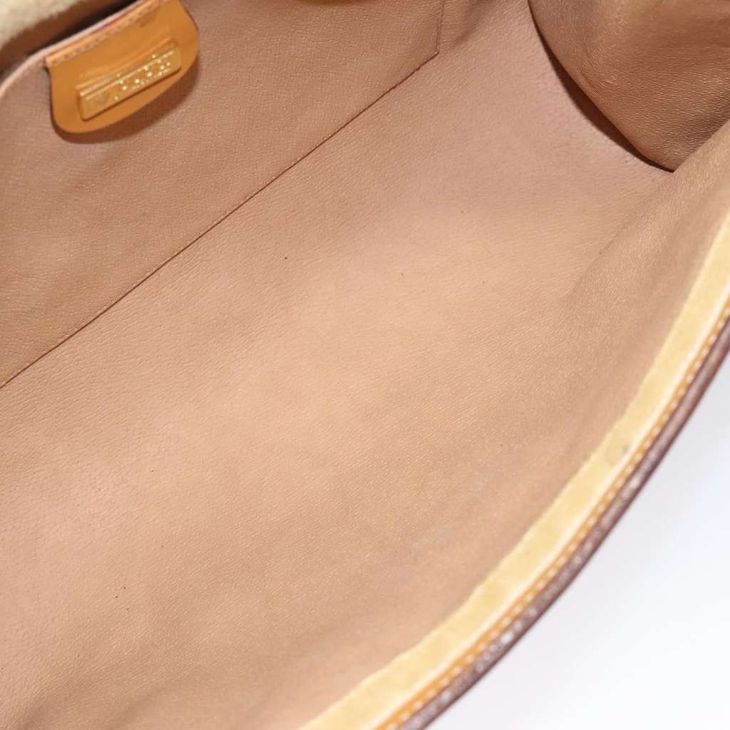 Gucci Micro GG canvas clutch bag Beige Canvas Good condition - Box View