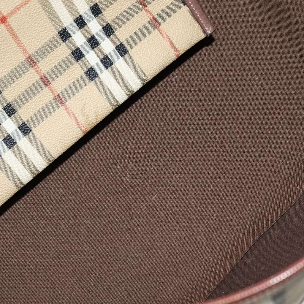 Burberry Convertible Weekend Duffle Bag Beige Canvas Good condition - Box View