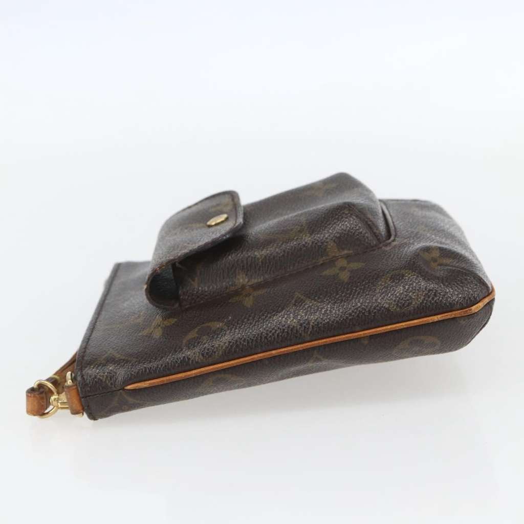 Louis Vuitton Partition Wristlet Clutch Brown Canvas Fair condition - Inside View