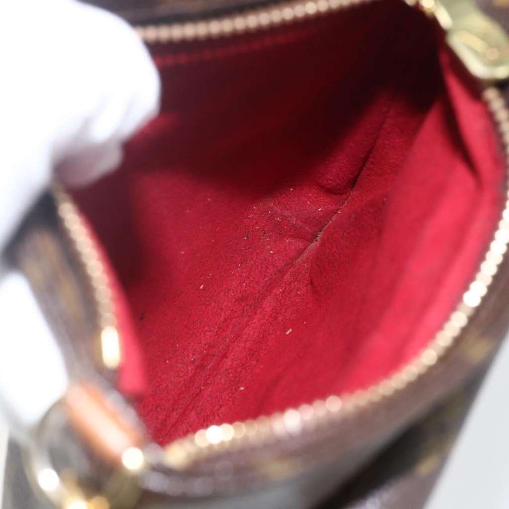 Louis Vuitton Partition Wristlet Clutch Brown Canvas Fair condition - Box View