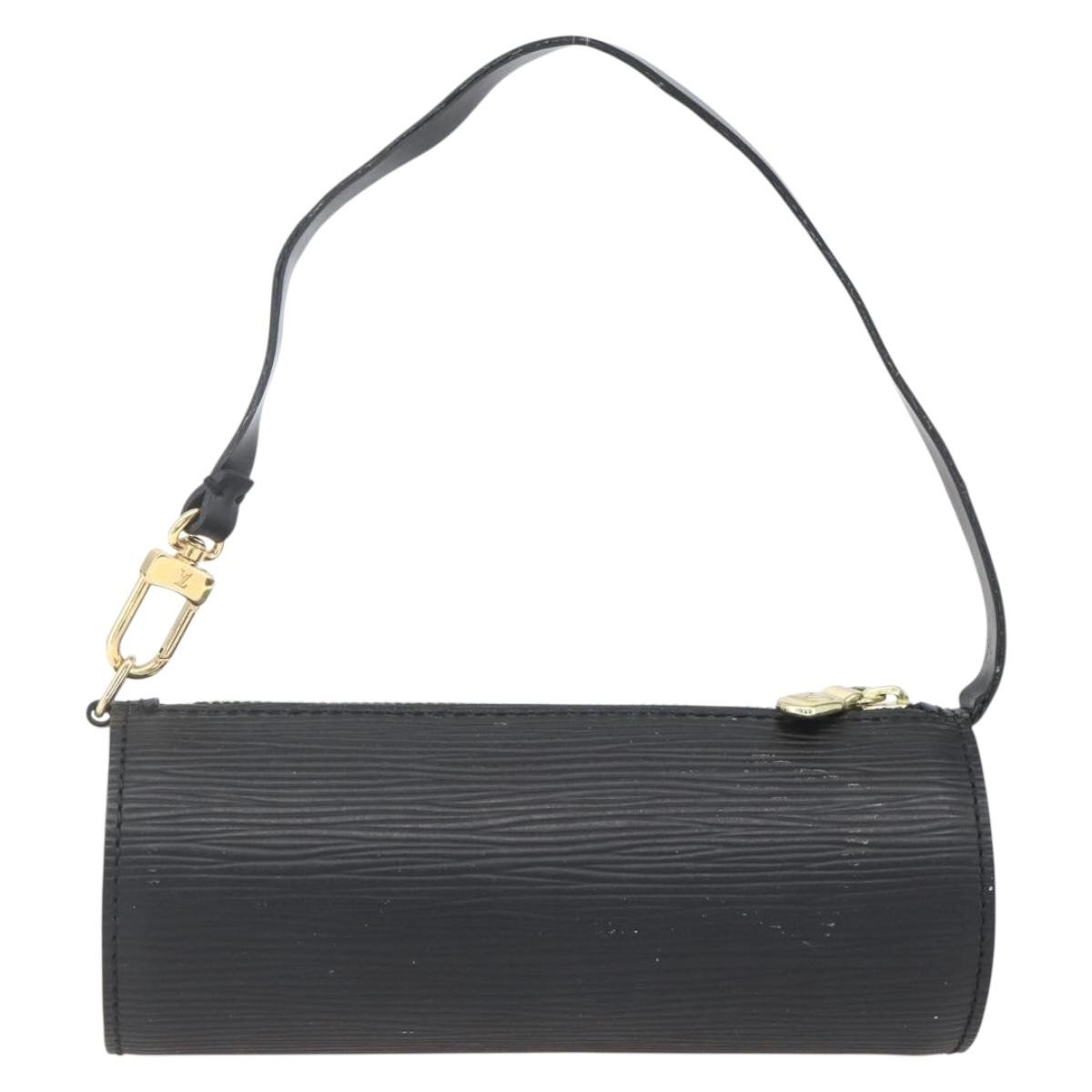 Louis Vuitton Soufflot Pochette Black Leather Good condition - Back View