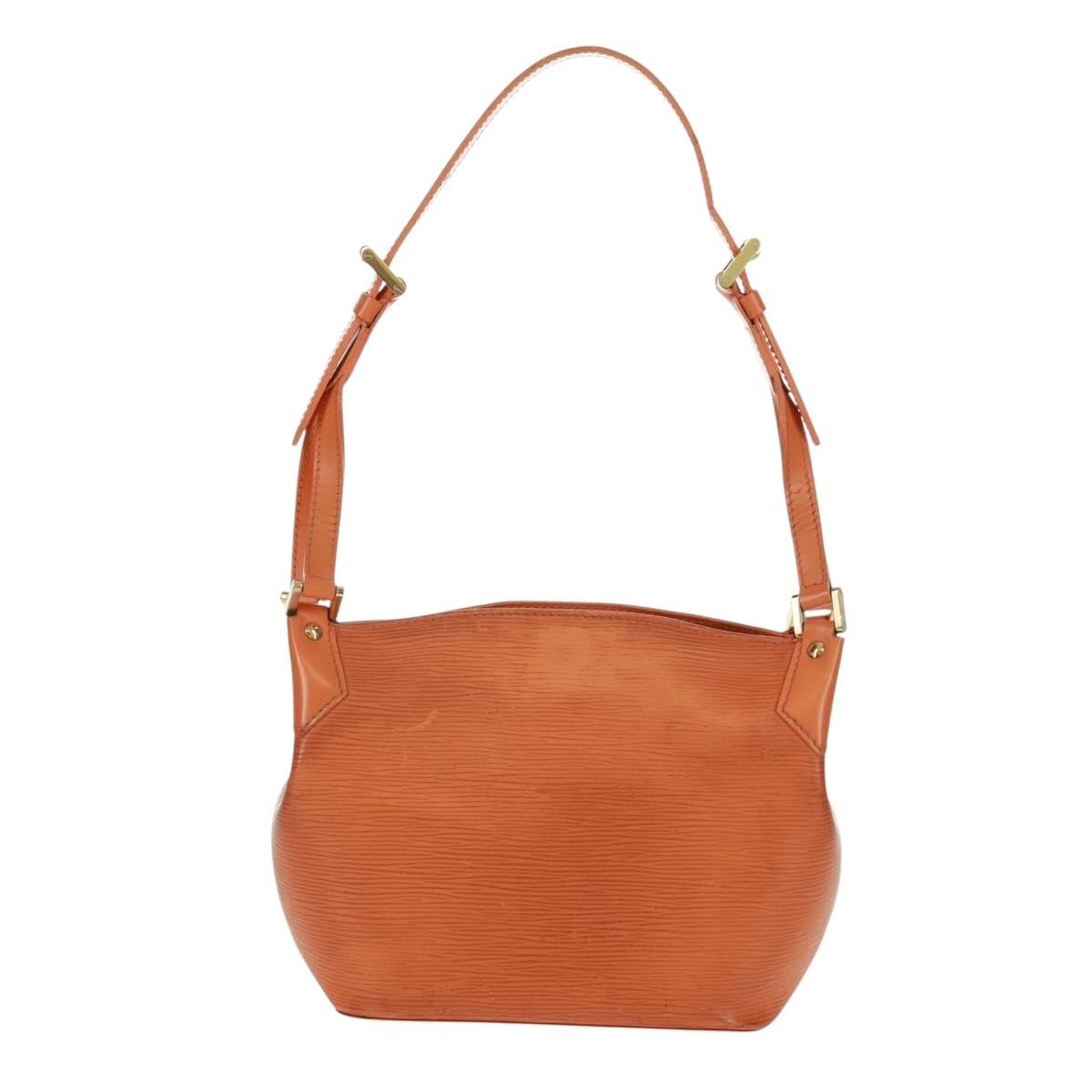 Louis Vuitton Mandara Handbag Orange Leather Fair condition - Back View