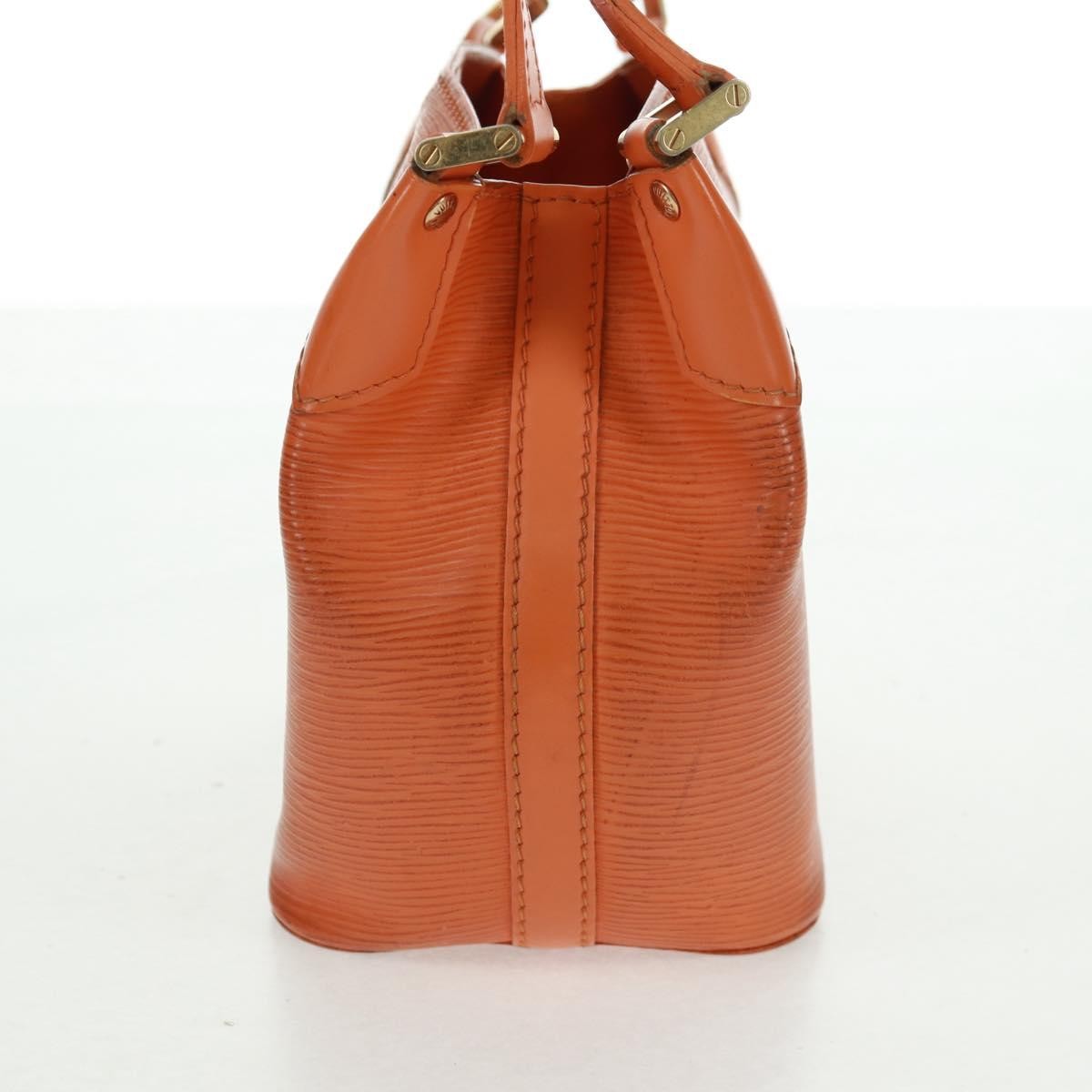 Louis Vuitton Mandara Handbag Orange Leather Fair condition - Inside View