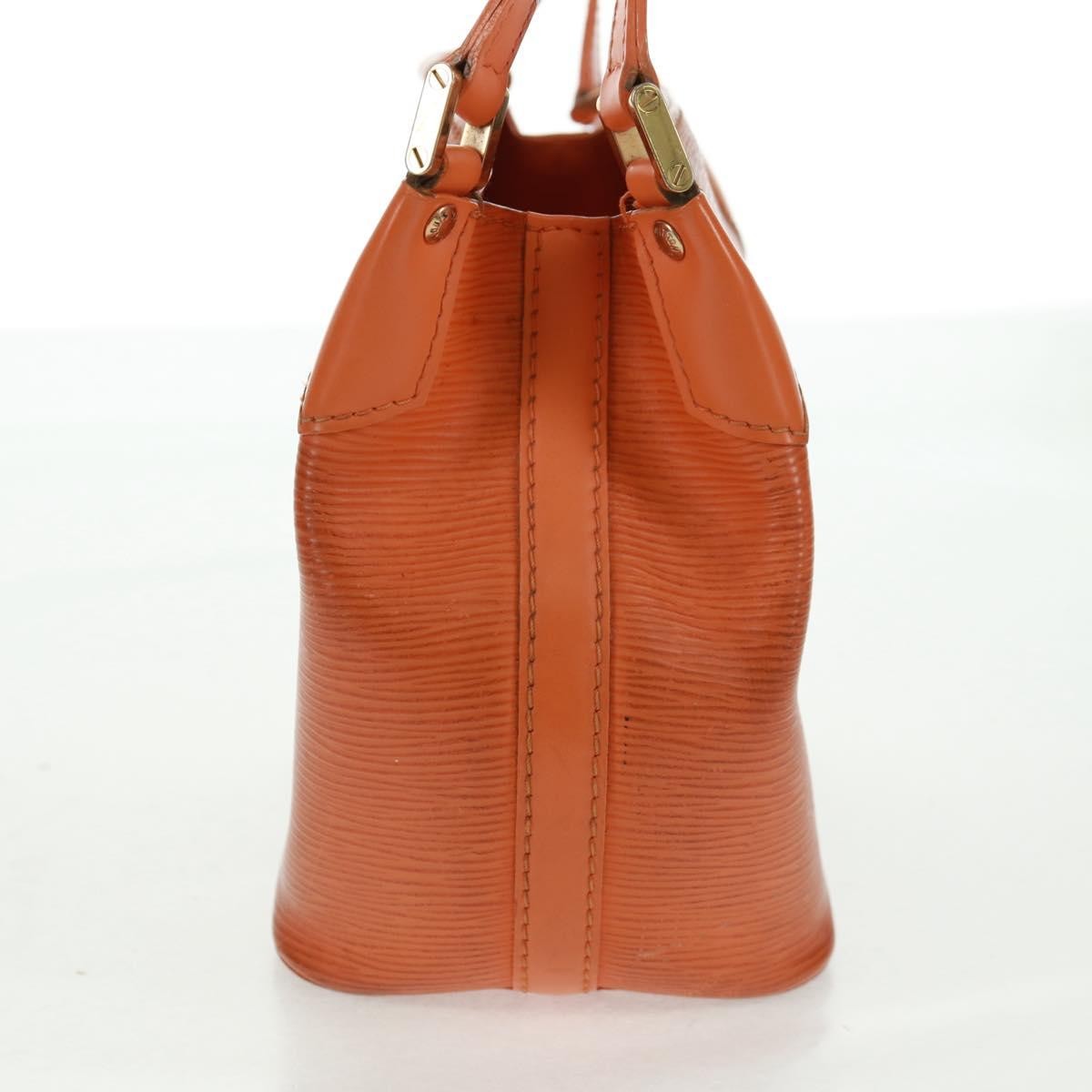 Louis Vuitton Mandara Handbag Orange Leather Fair condition - Model View
