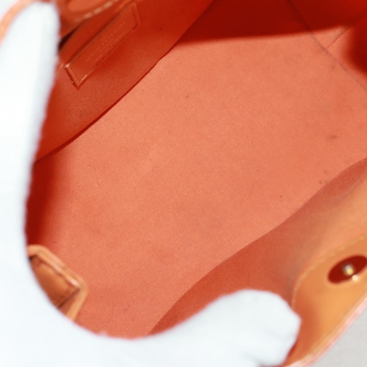 Louis Vuitton Mandara Handbag Orange Leather Fair condition - Box View