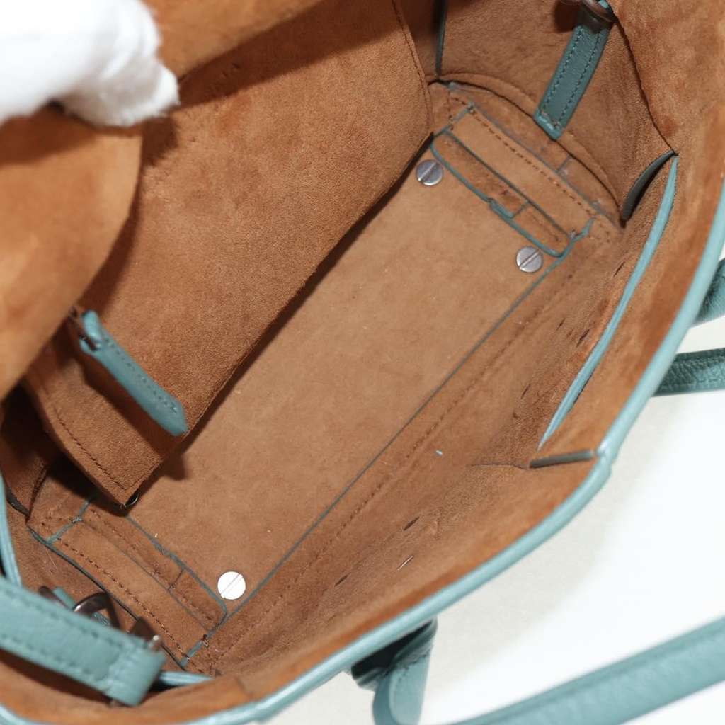 Bottega Veneta Arco Bag Green Leather Good condition - Box View