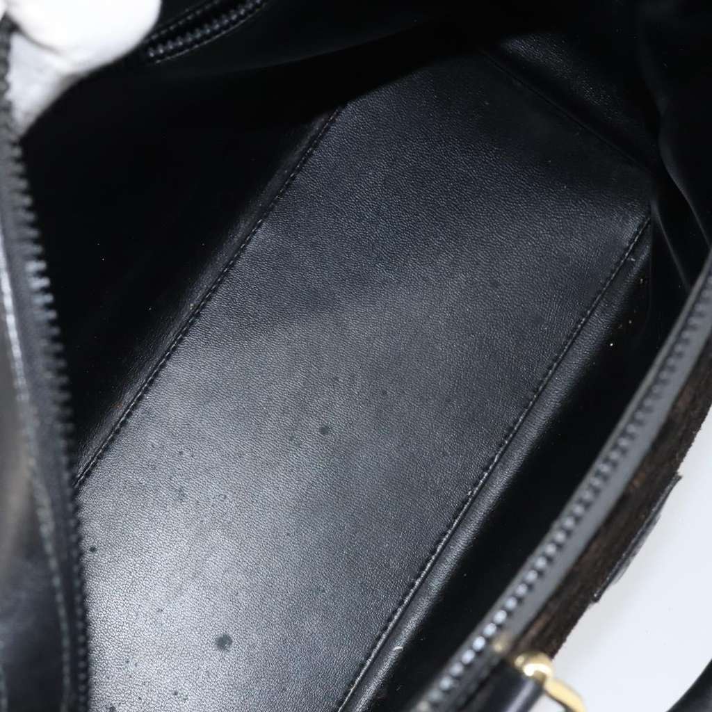 Celine Vintage Macadam Handbag Black Suede Good condition - Box View