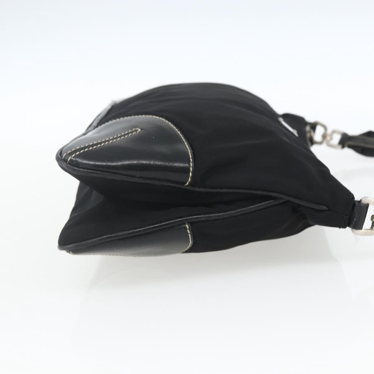 Prada Belted Shoulder Bag Black Good condition - Model View