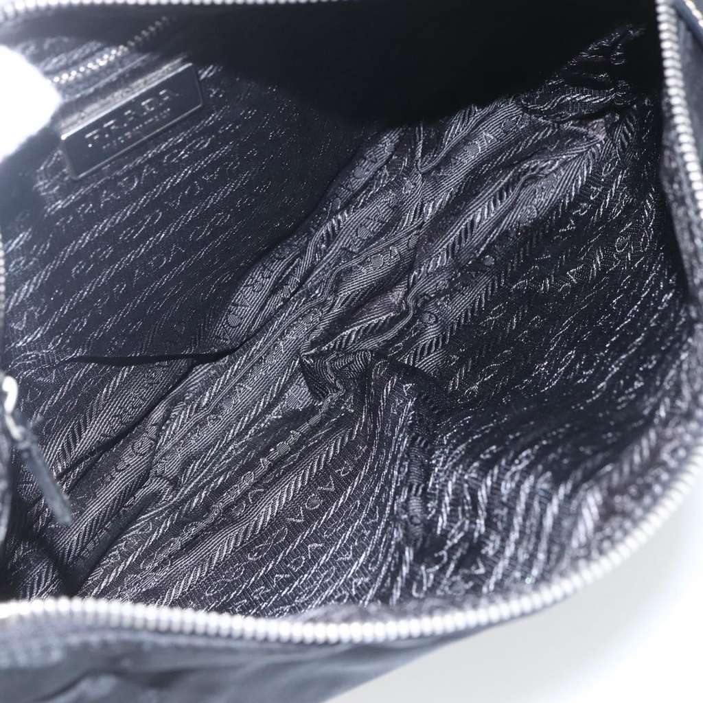 Prada Belted Shoulder Bag Black Good condition - Box View